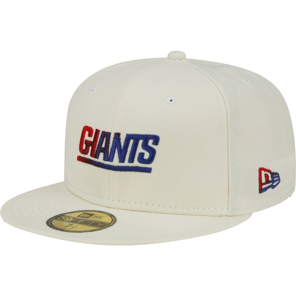 New York Giants New Era Chrome Color Dim 59FIFTY Fitted Hat - Cream online