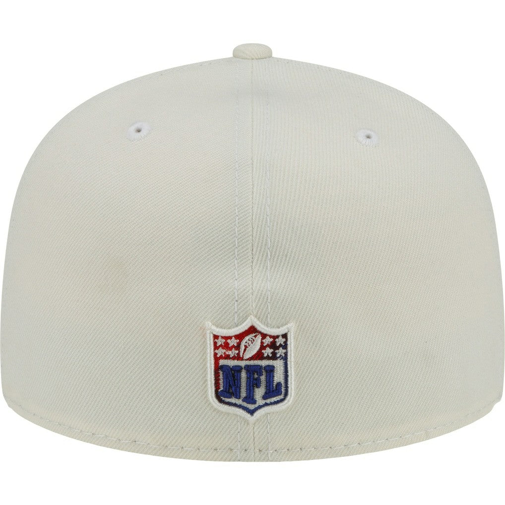 New York Giants New Era Chrome Color Dim 59FIFTY Fitted Hat - Cream online