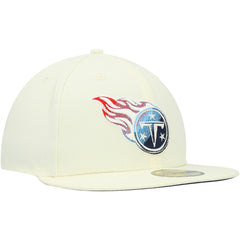 Tennessee Titans New Era Chrome Color Dim 59FIFTY Fitted Hat - Cream online