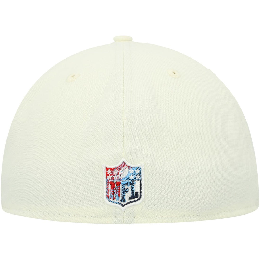 Tennessee Titans New Era Chrome Color Dim 59FIFTY Fitted Hat - Cream online