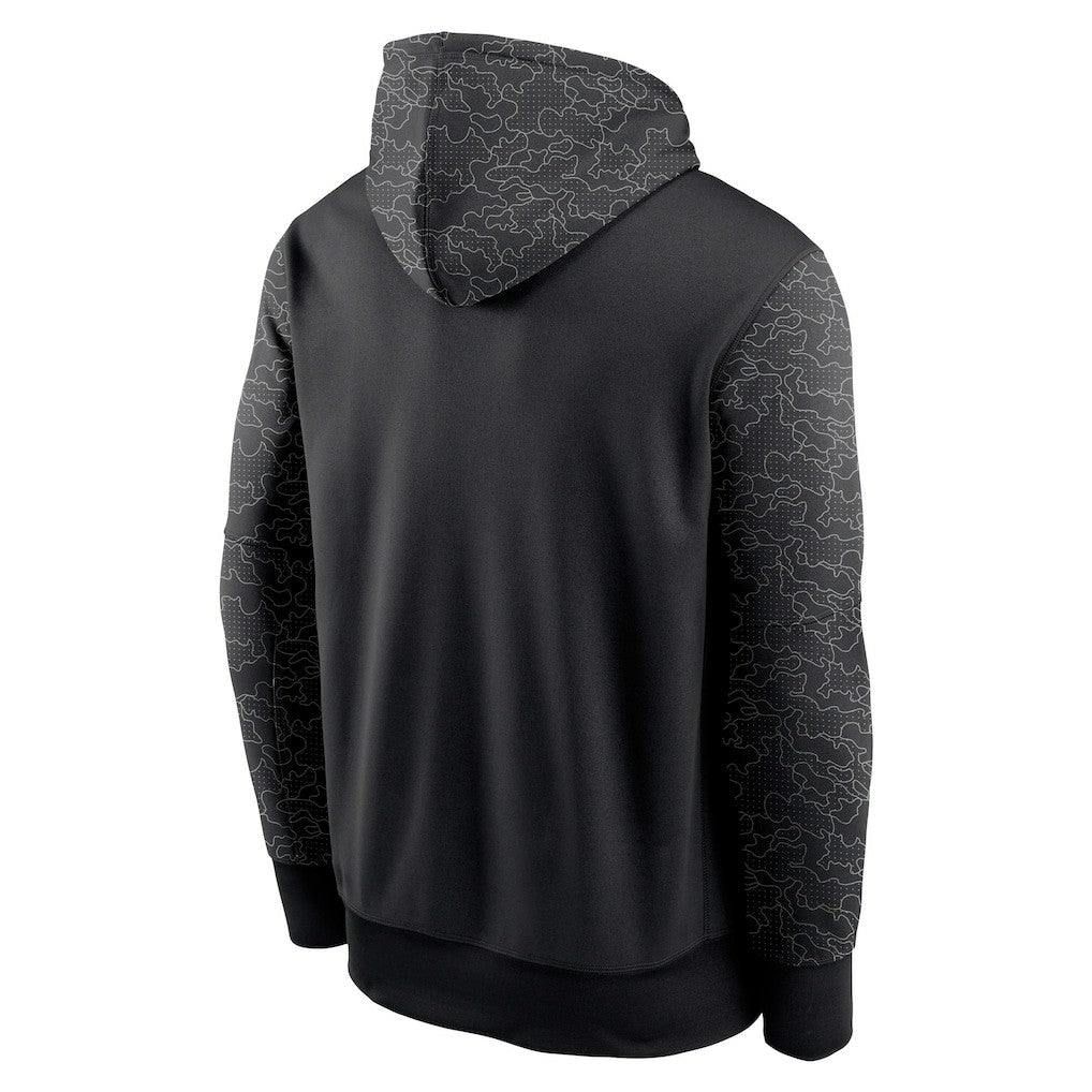 Cleveland Browns RFLCTV Chevron Pullover Hoodie - Black online