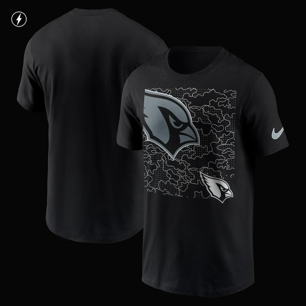 Arizona Cardinals RFLCTV T-Shirt - Black on sale