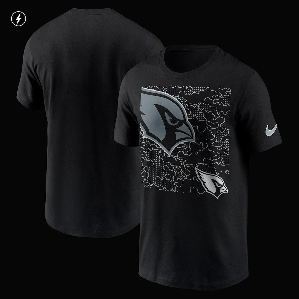 Arizona Cardinals RFLCTV T-Shirt - Black on sale