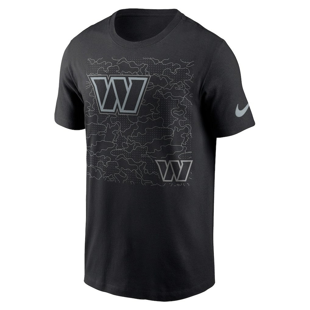 Washington Commanders RFLCTV T-Shirt - Black for sale