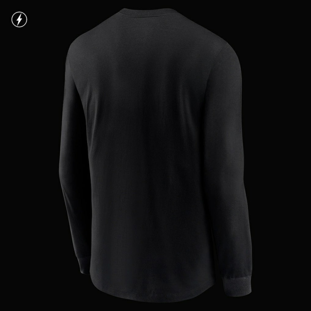 Las Vegas Raiders RFLCTV Name and Logo T-Shirt - Black on sale