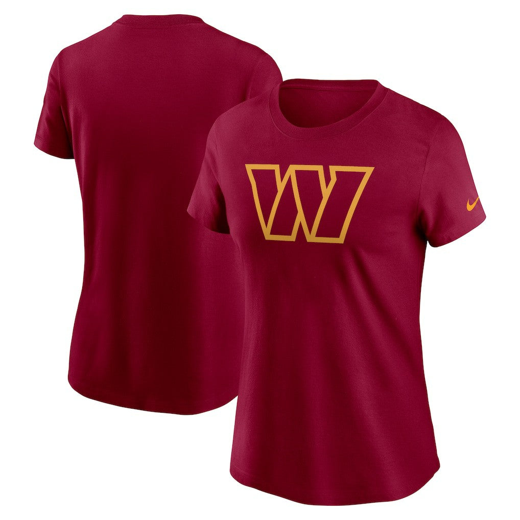 Washington Commanders Women's Logo Cotton Essential T-Shirt - Burgundy online