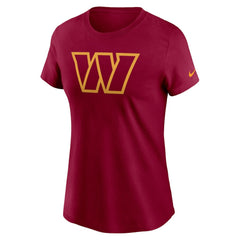 Washington Commanders Women's Logo Cotton Essential T-Shirt - Burgundy online