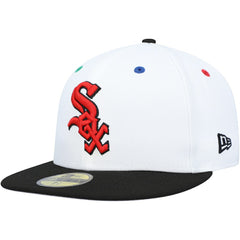 Chicago White Sox 95th Anniversary Primary Eye 59FIFTY Fitted Hat White/Black