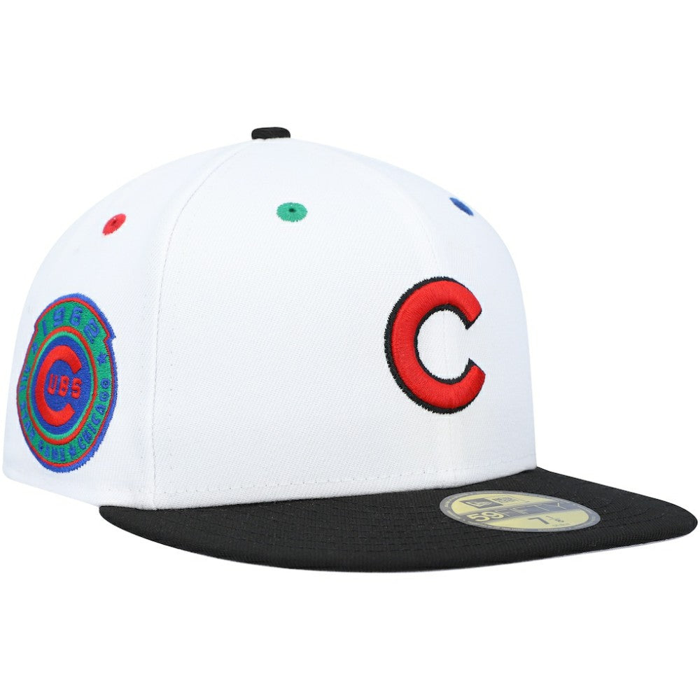 Chicago Cubs 1962 MLB All-Star Game Primary Eye 59FIFTY Fitted Hat White/Black