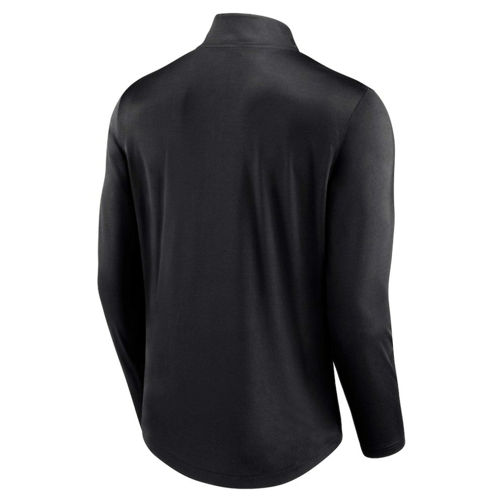 Colorado Rockies Tough Minded Lightweight Quarter-Zip Pullover Black