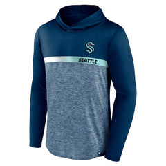 Seattle Kraken Fanatics Podium Defender Pullover Hoodie - Deep Sea Blue Hoodies