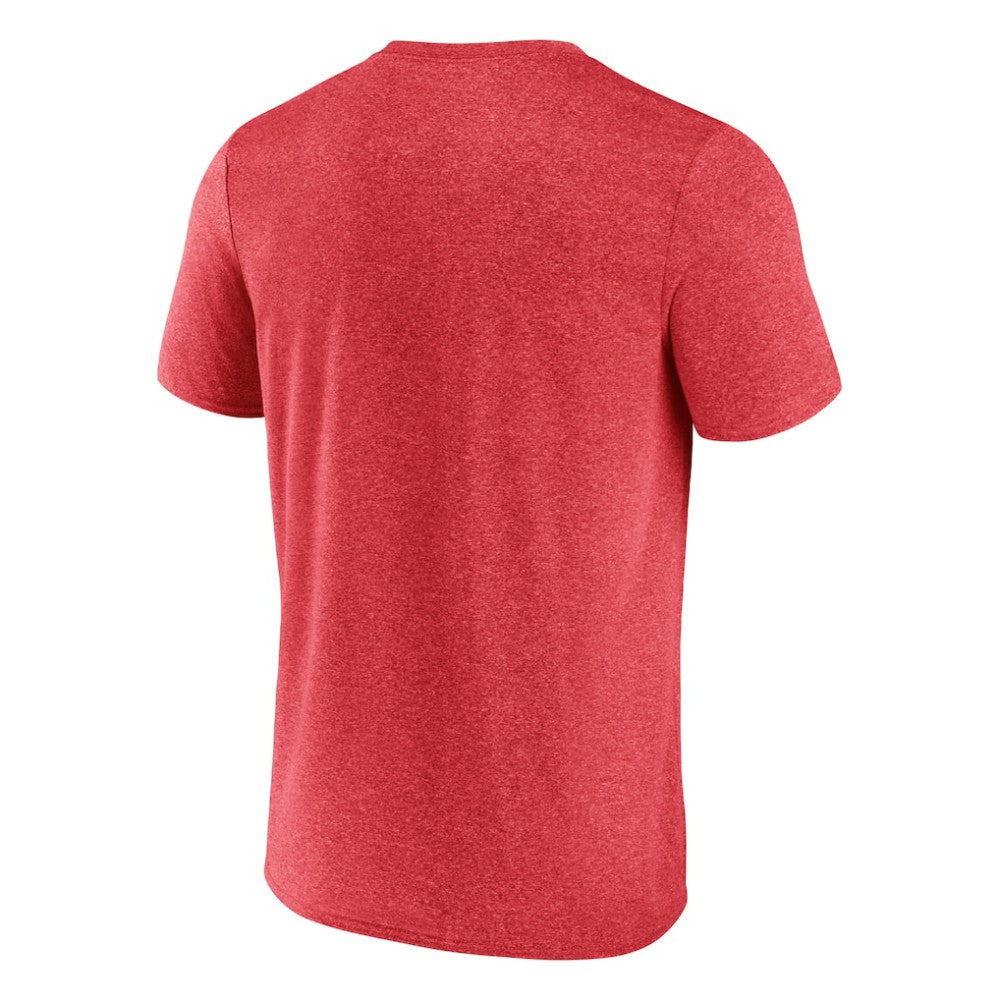 Washington Capitals Fanatics Prodigy Performance T-Shirt - Heathered Red T-shirts