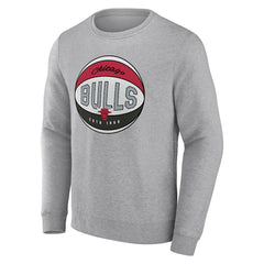 Chicago Bulls True Classics Vint Pullover Sweatshirt sale - Heathered Gray shop