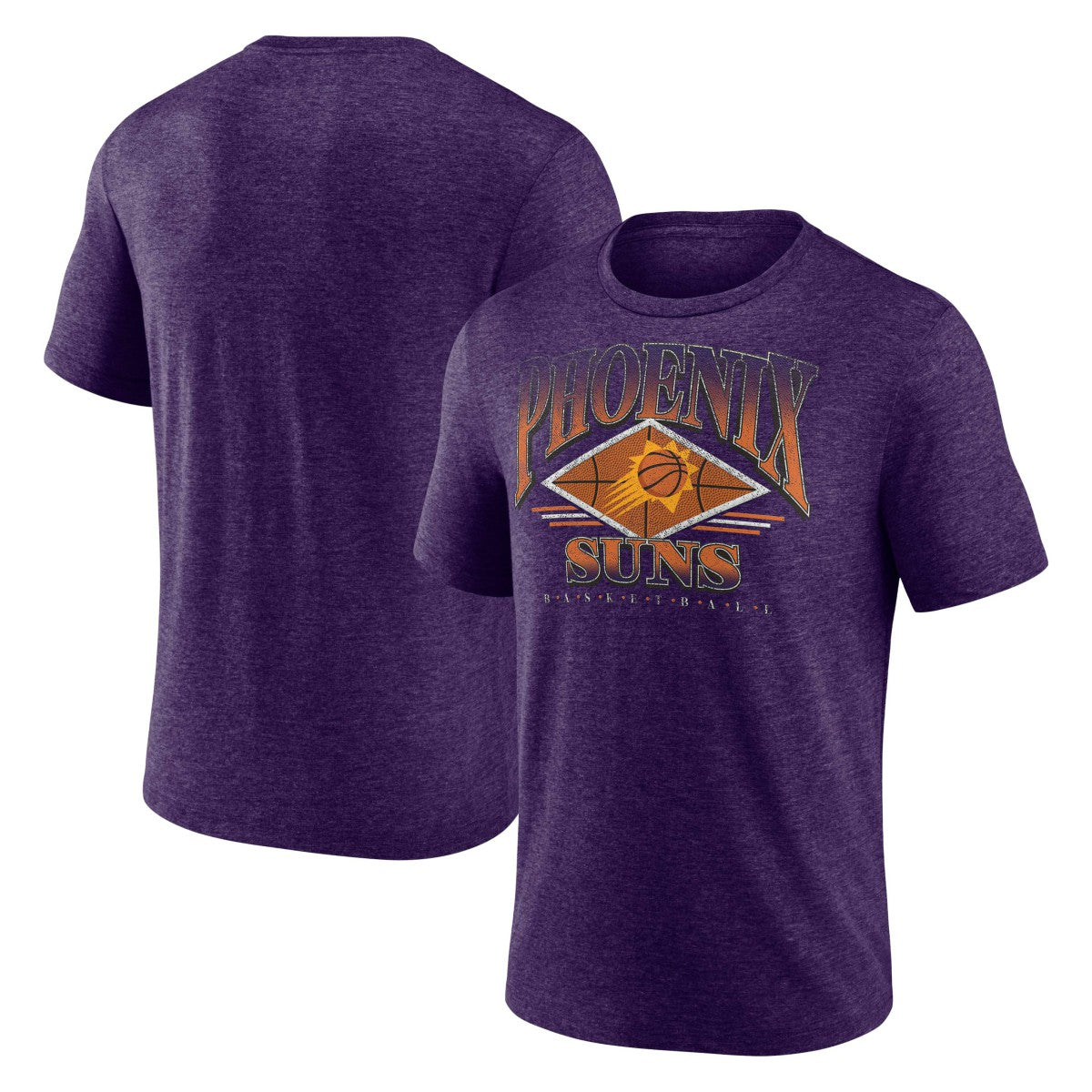 Phoenix Suns True Classics Power Phase Tri-Blend T-Shirt - Heather Purple sale