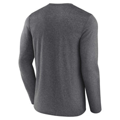 Portland Trail Blazers Where Legends Play Iconic Practice Long Sleeve T-Shirt - Heathered Charcoal outlet