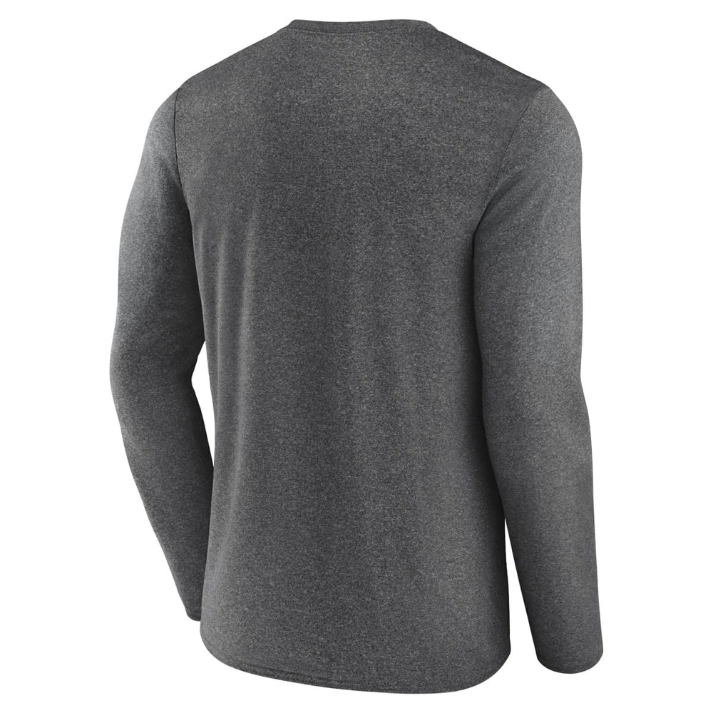 Utah Jazz Where Legends Play Iconic Practice Long Sleeve T-Shirt - Heather Charcoal shop