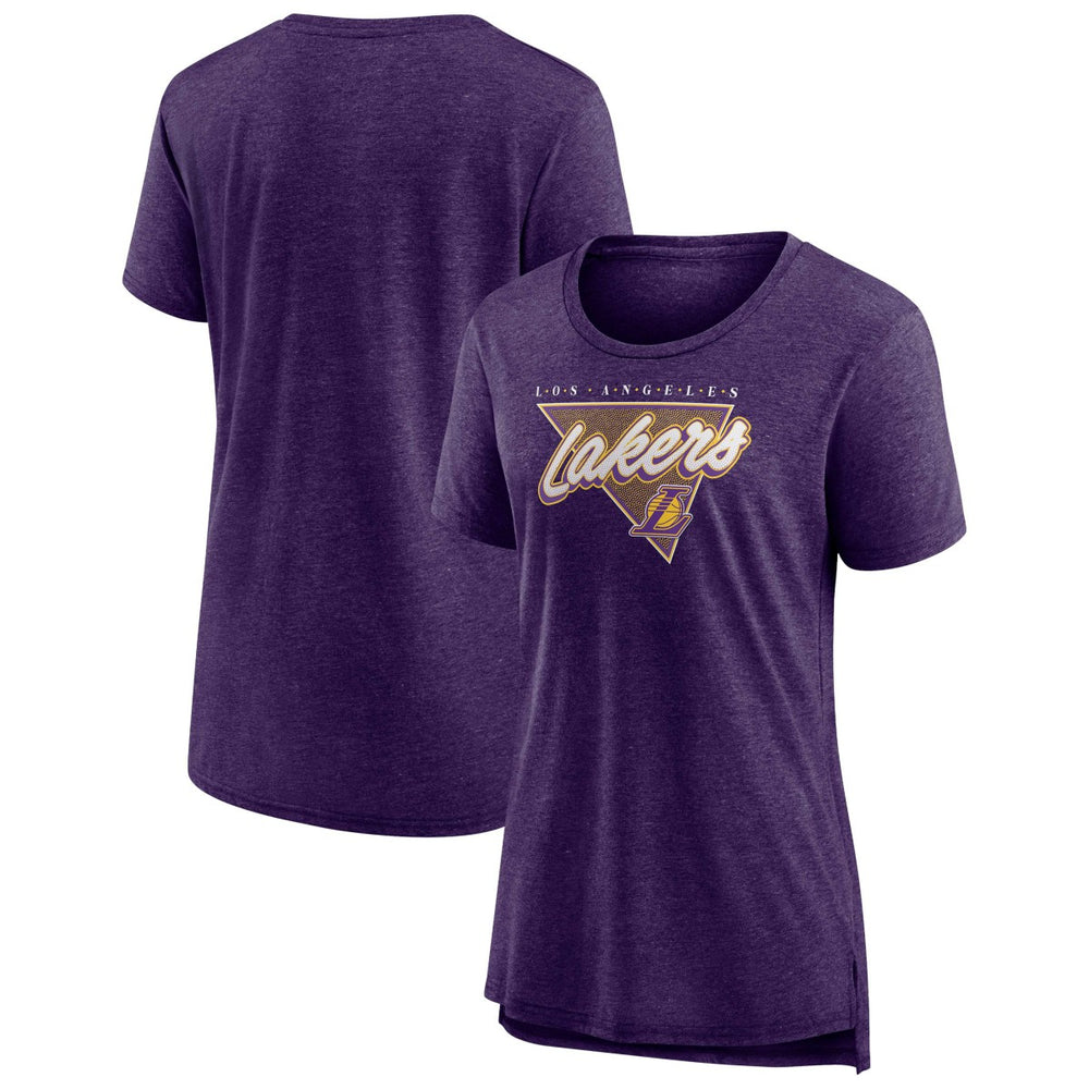 Los Angeles Lakers Women's True Classics Tri-Blend T-Shirt - Heathered Purple online