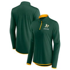 Athletics Women's Worth The Drive Quarter-Zip Jacket Green