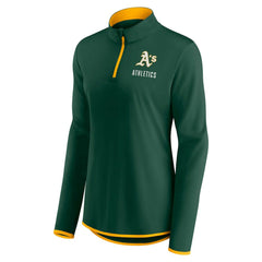 Athletics Women's Worth The Drive Quarter-Zip Jacket Green