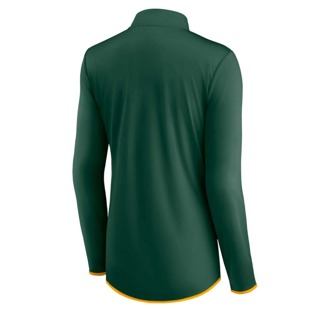 Athletics Women's Worth The Drive Quarter-Zip Jacket Green