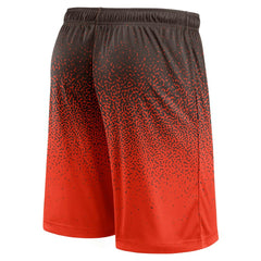 Cleveland Browns Ombre Shorts - Brown/Orange on sale