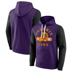 Phoenix Suns Attack Colorblock Pullover Hoodie - Purple/Black shop