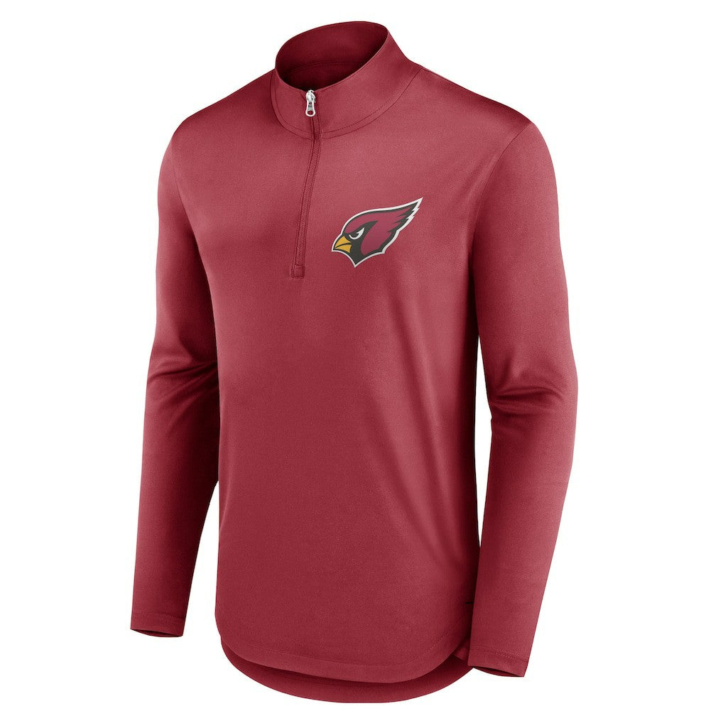 Arizona Cardinals Tough Minded Quarter-Zip Top - Cardinal on sale