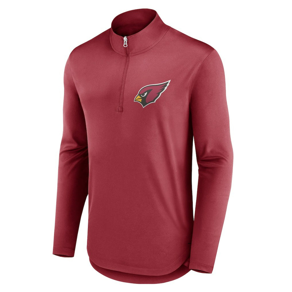Arizona Cardinals Tough Minded Quarter-Zip Top - Cardinal on sale