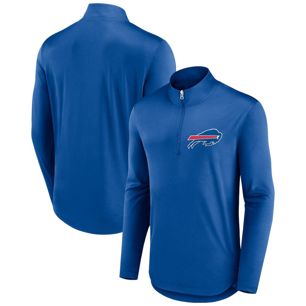Buffalo Bills Tough Minded Quarter-Zip Top - Royal cheap
