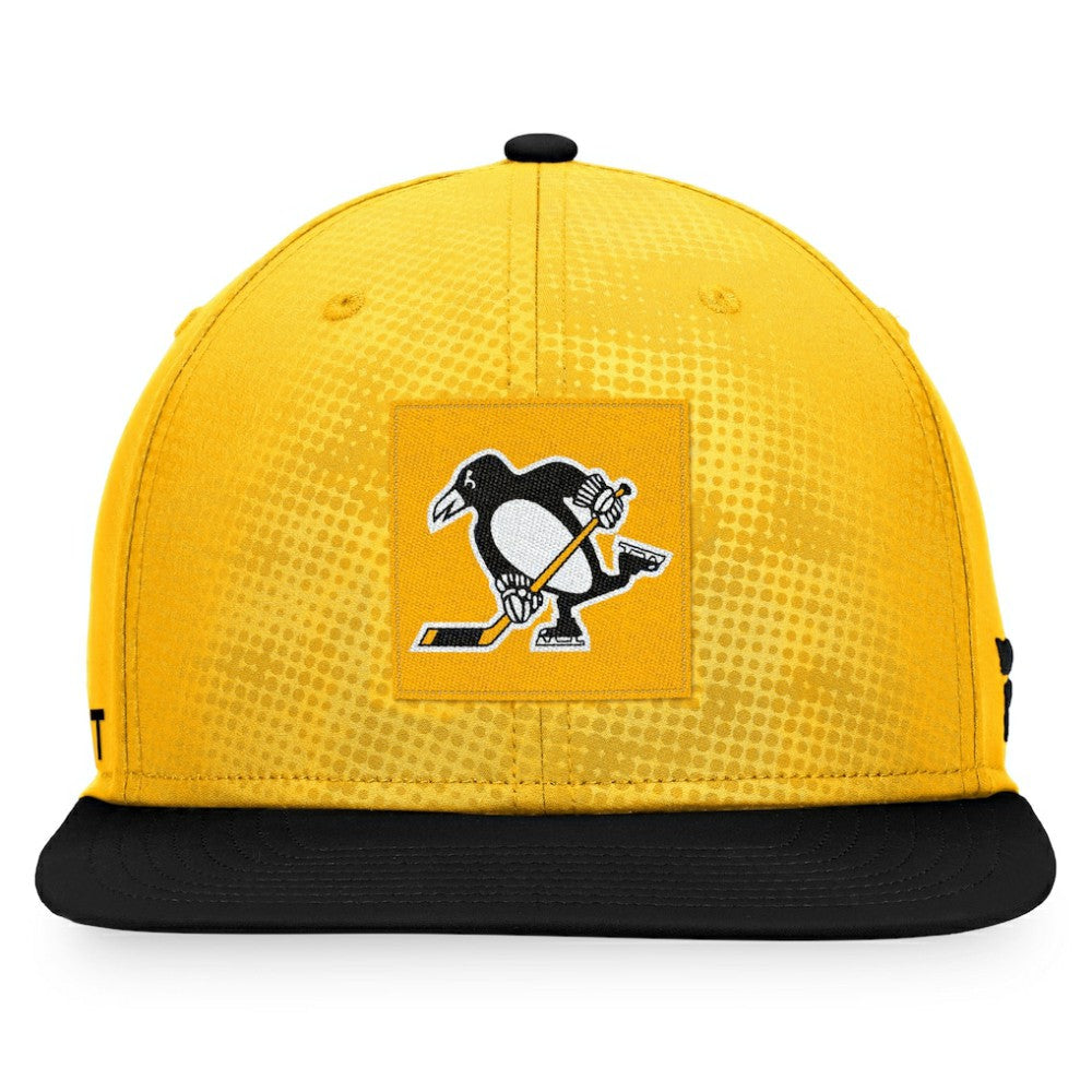 Pittsburgh Penguins Fanatics Authentic Pro Alternate Logo Snapback Hat - Gold/Black Hats