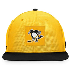 Pittsburgh Penguins Fanatics Authentic Pro Alternate Logo Snapback Hat - Gold/Black Hats