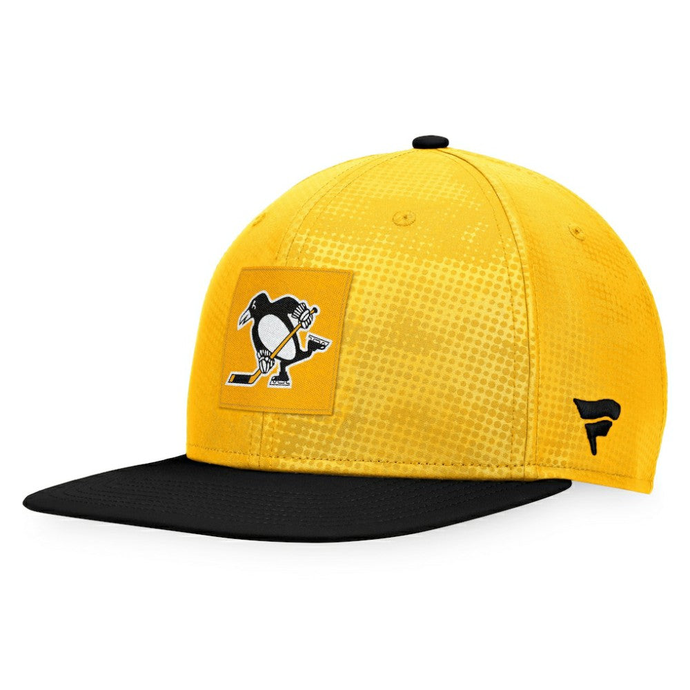 Pittsburgh Penguins Fanatics Authentic Pro Alternate Logo Snapback Hat - Gold/Black Hats
