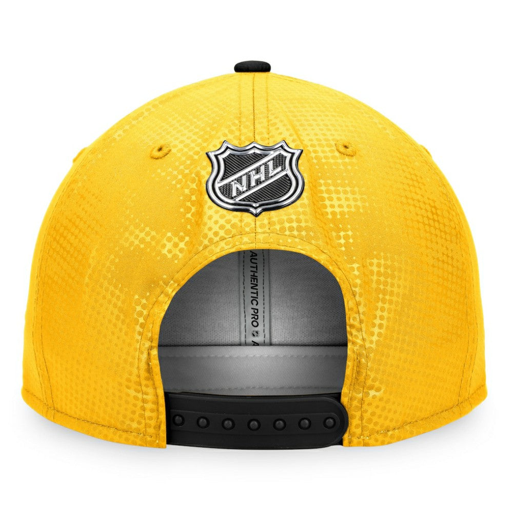 Pittsburgh Penguins Fanatics Authentic Pro Alternate Logo Snapback Hat - Gold/Black Hats