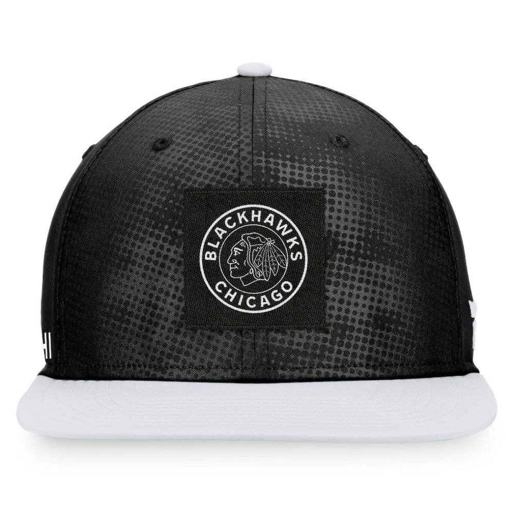 Chicago Blackhawks Fanatics Authentic Pro Alternate Logo Snapback Hat - Black/White Hats