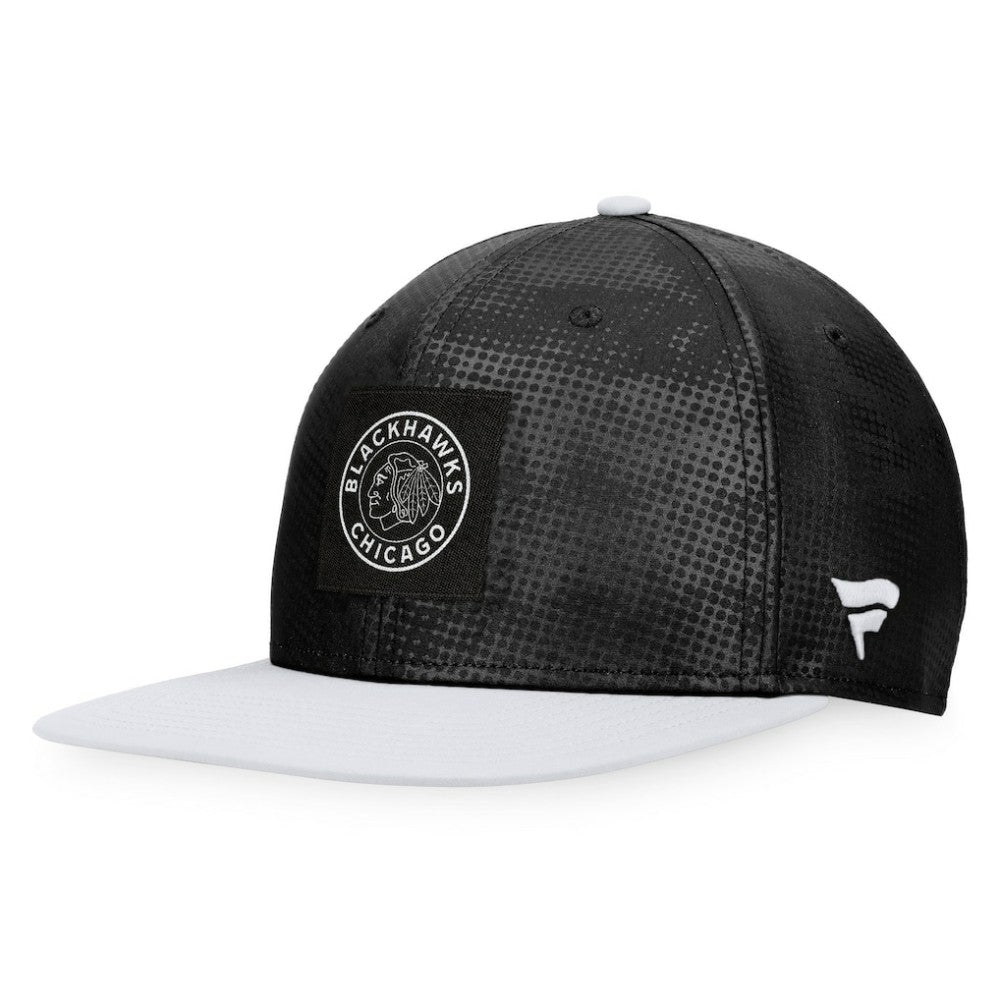 Chicago Blackhawks Fanatics Authentic Pro Alternate Logo Snapback Hat - Black/White Hats