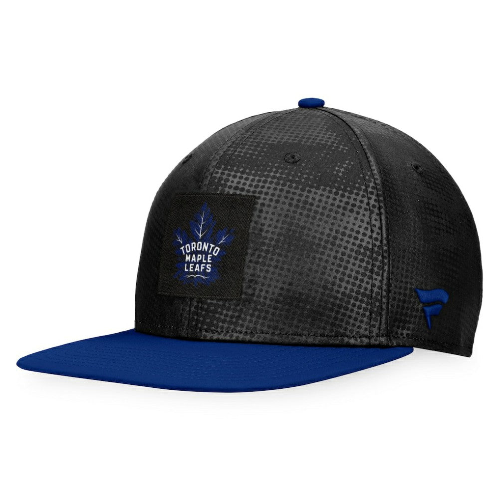 Toronto Maple Leafs Fanatics Authentic Pro Alternate Logo Snapback Hat - Black/Blue Hats