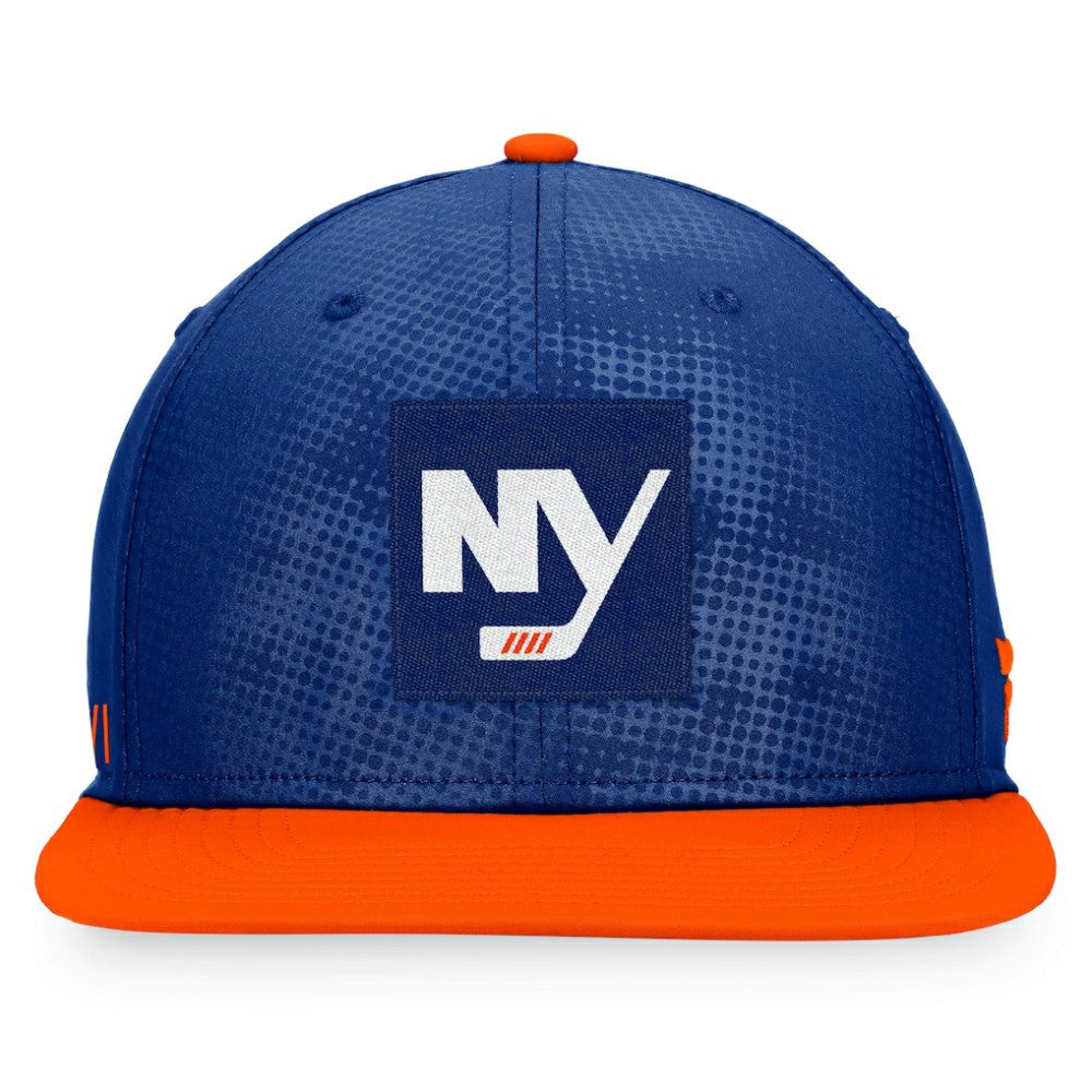 New York Islanders Fanatics Authentic Pro Alternate Logo Snapback Hat - Royal/Orange Hats