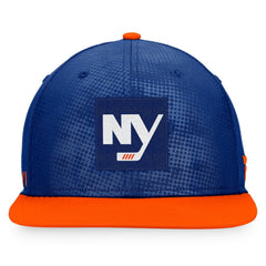New York Islanders Fanatics Authentic Pro Alternate Logo Snapback Hat - Royal/Orange Hats