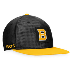 Boston Bruins Fanatics Authentic Pro Alternate Logo Snapback Hat - Black/Gold Hats