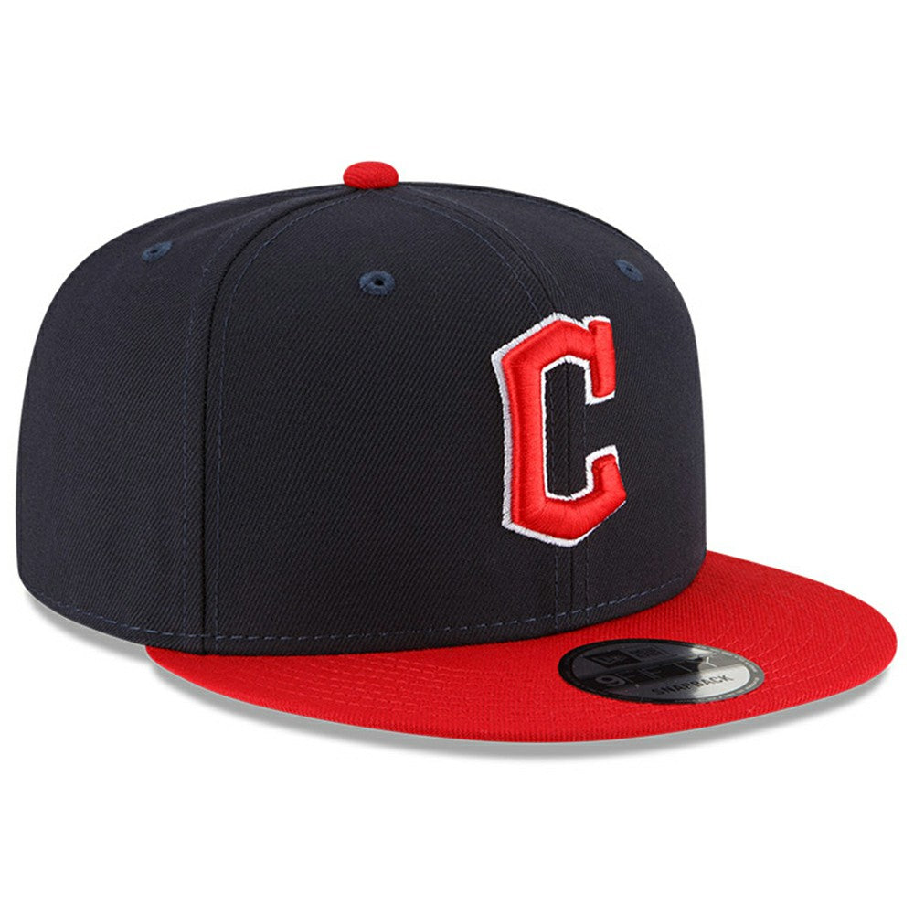 Cleveland Guardians Team Color 9FIFTY Snapback Adjustable Hat Navy/Red