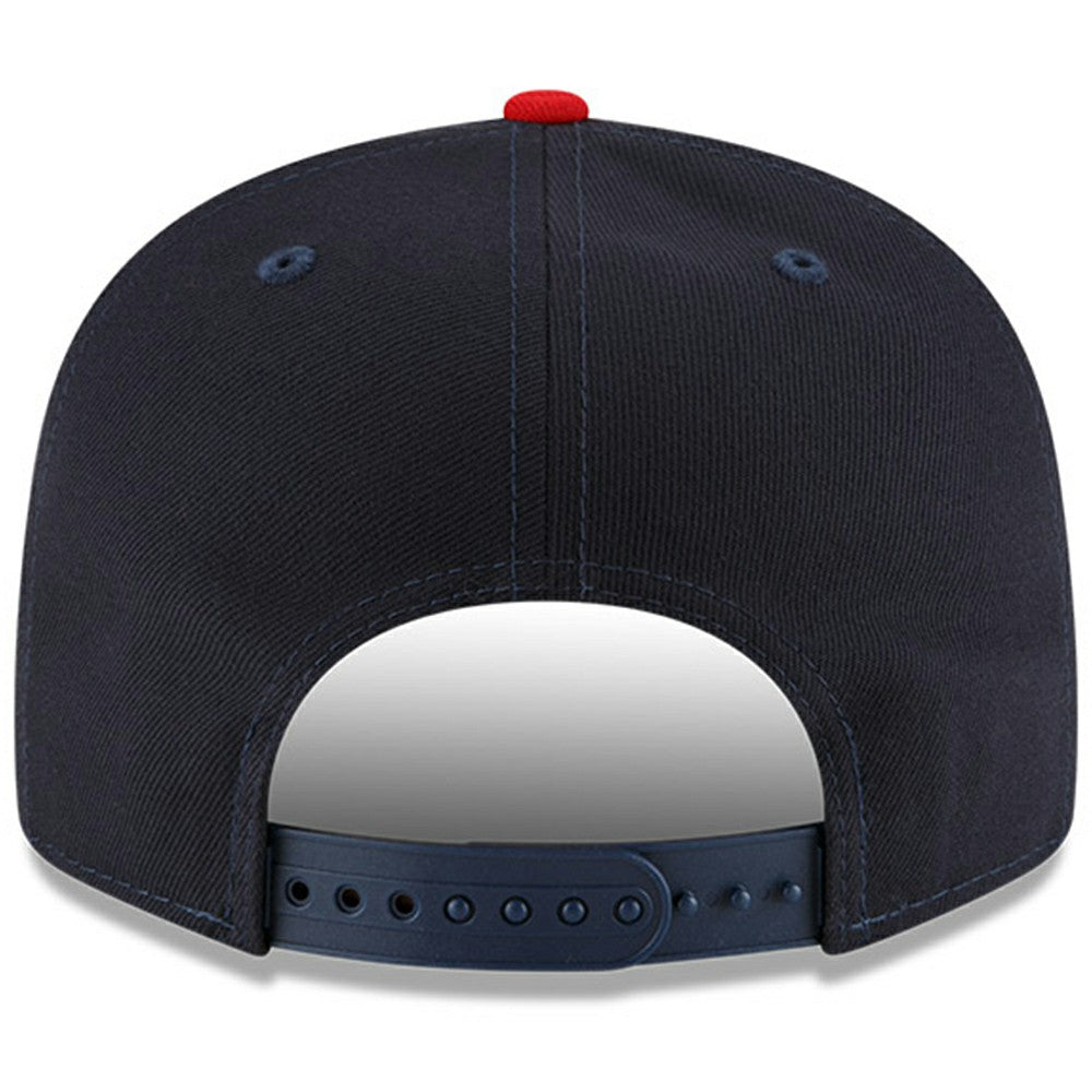 Cleveland Guardians Team Color 9FIFTY Snapback Adjustable Hat Navy/Red