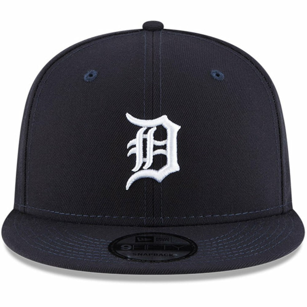 Detroit Tigers Logo Team Color 9FIFTY Snapback Hat Navy