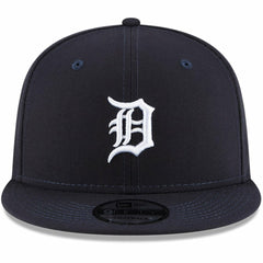 Detroit Tigers Logo Team Color 9FIFTY Snapback Hat Navy