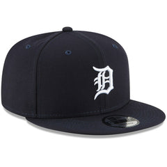 Detroit Tigers Logo Team Color 9FIFTY Snapback Hat Navy