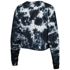 Brooklyn Nets Women's Tie Dye Cropped Long Sleeve T-Shirt - Black shop