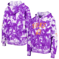 Phoenix Suns Women's Brushed Cotton Tie-Dye Pullover Hoodie - Purple on sale