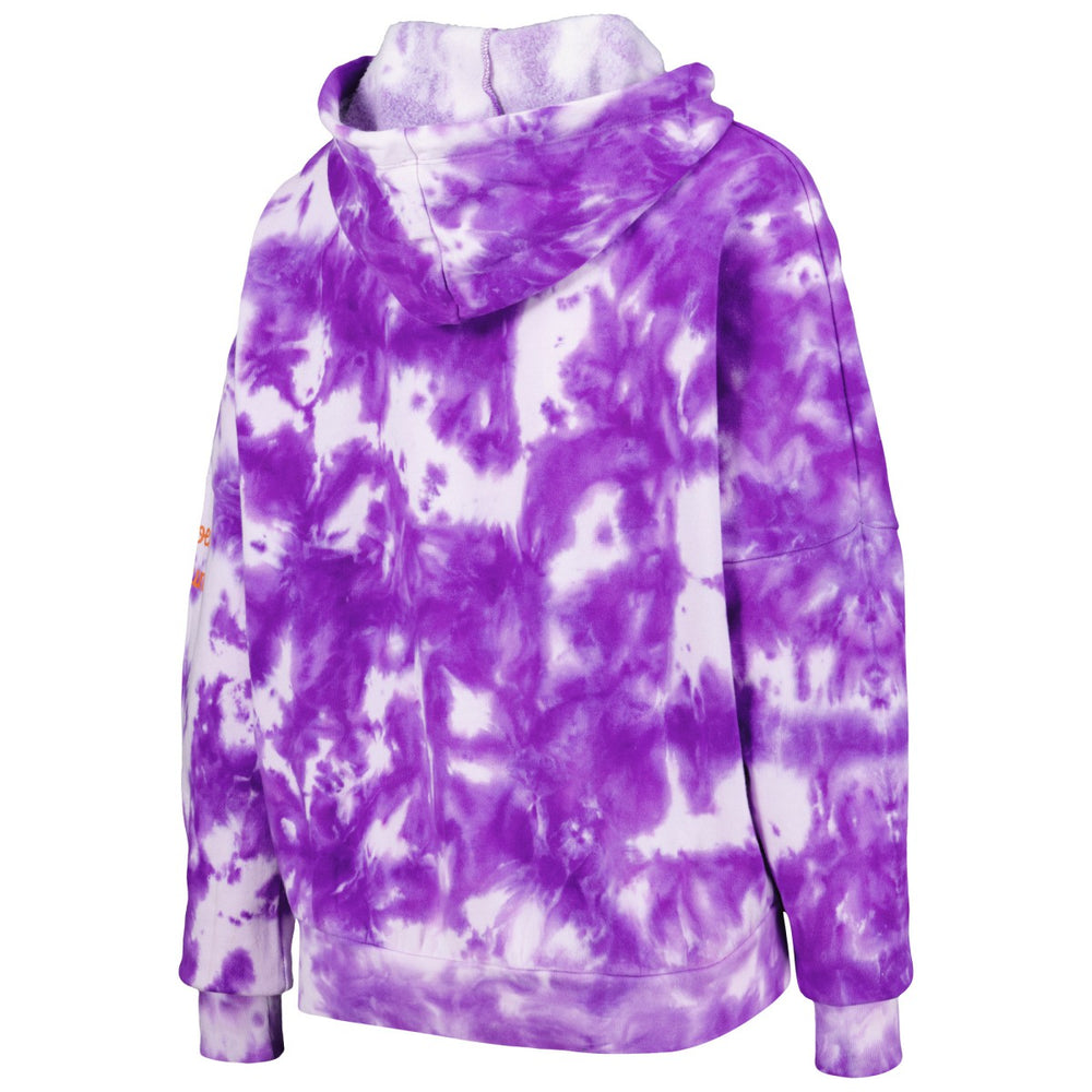 Phoenix Suns Women's Brushed Cotton Tie-Dye Pullover Hoodie - Purple on sale