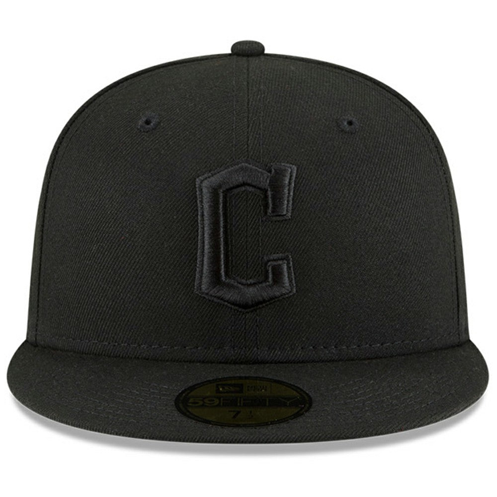 Cleveland Guardians 59FIFTY Fitted Hat Black/Black