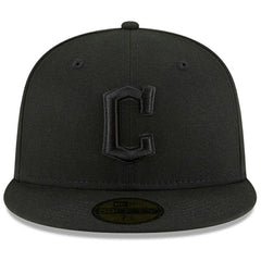 Cleveland Guardians 59FIFTY Fitted Hat Black/Black