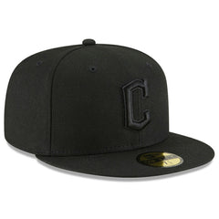 Cleveland Guardians 59FIFTY Fitted Hat Black/Black